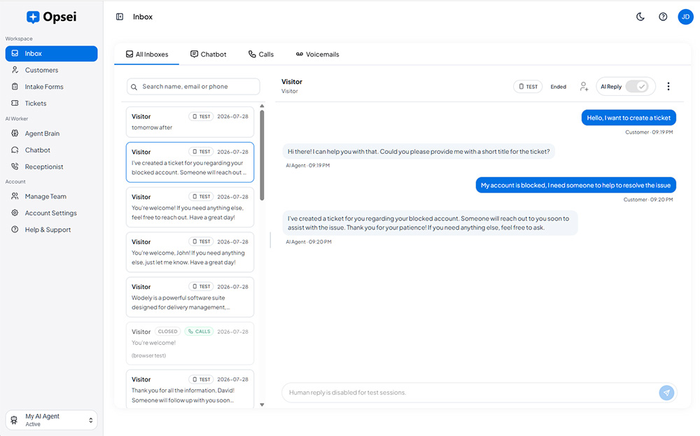 Opsei Unified Inbox